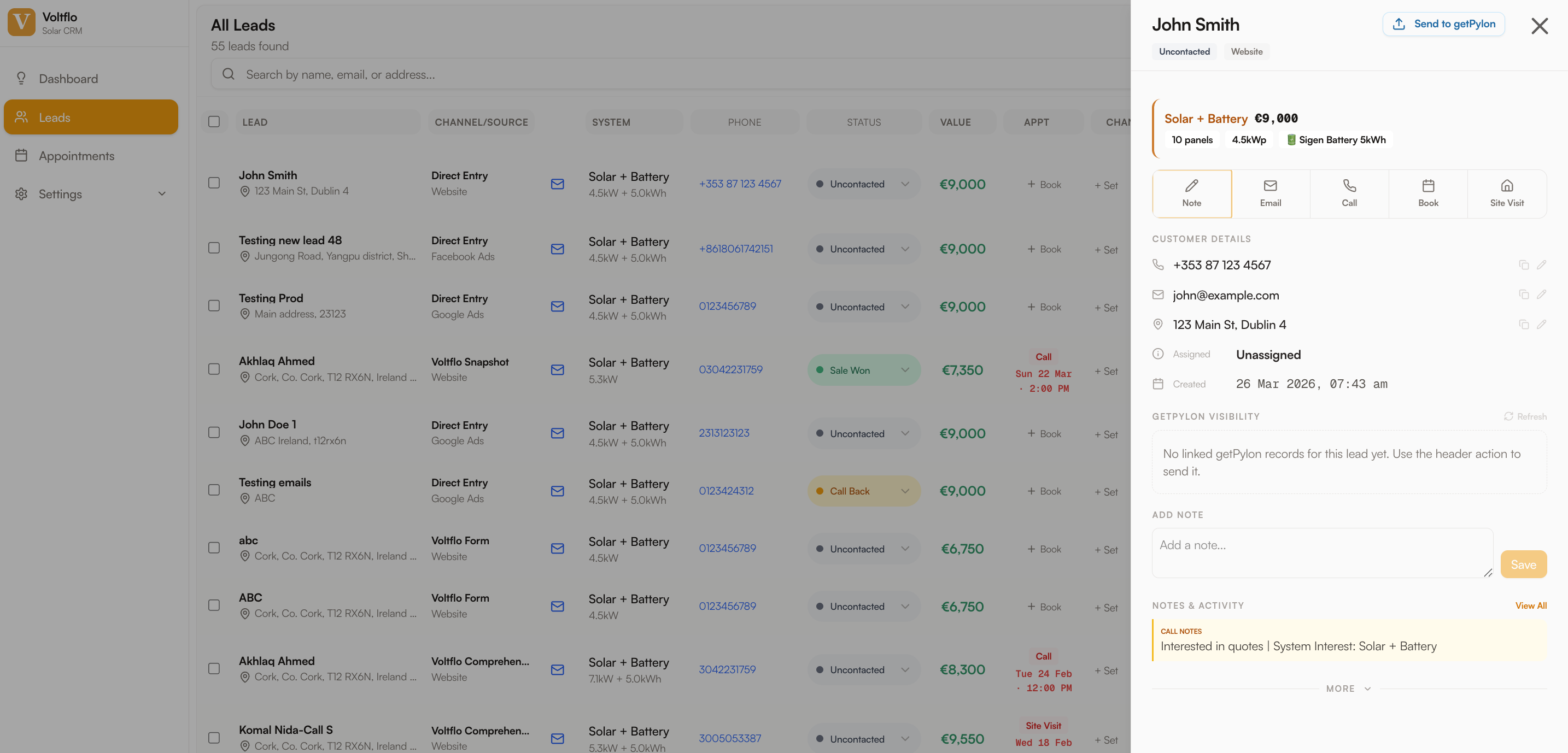 Renewables Ireland leads in the Voltflo CRM
